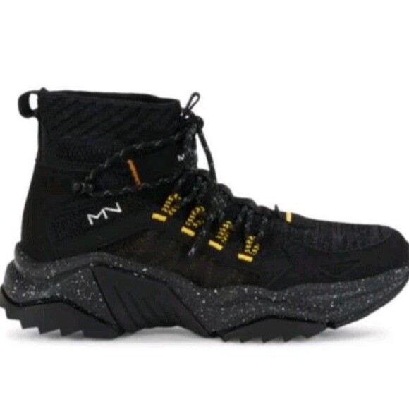 Mark Mason Skechers Black High Top Knit Sock Sneakers Size 9 222145 main image 6